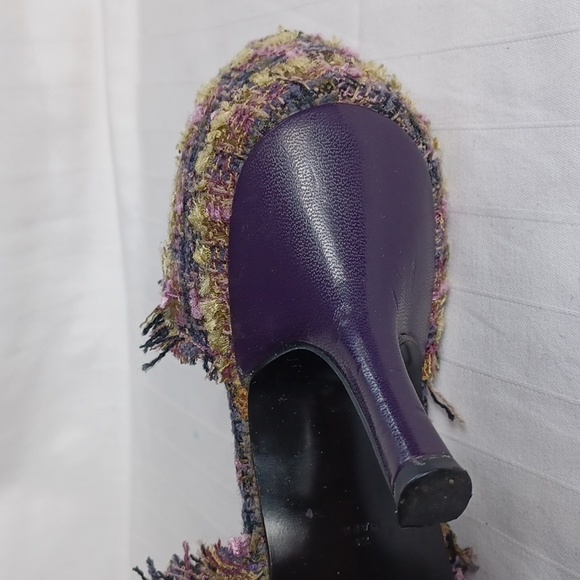 Cause & Effect "Rafe" Boucle Fabric Dorsay Heels- Sz. 7 - Picture 7 of 10